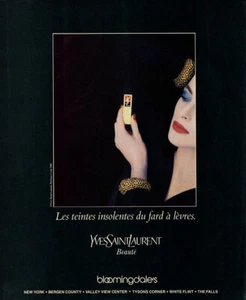 1985 YSL Yves Saint Laurent Beaute makeup vintage 1-page MAGAZINE AD - Picture 1 of 1