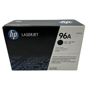 Oryginalny kaseta z czarnym tonerem HP C4096A (96A) - NOWY ZAPIECZĘTOWANY - Zdjęcie 1 z 5