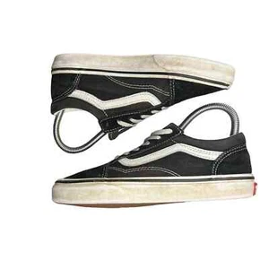 Vans Old Skool Black/White Canvas Suede Low Top Sneakers Men’s 6.5 / Women’s 8 - Picture 1 of 7
