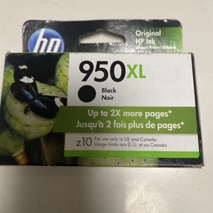HP 950XL Black Ink Cartridge High-Yield (CN045AN#140) - EXP 2022 Sealed Box - Picture 1 of 7