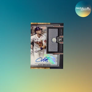 2023 Topps Museum Collection | ALEX BREGMAN | Authenticated Relic Auto /15 - Picture 1 of 2