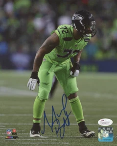 Michael Bennett Signed Seattle Seahawks 8x10 Photo JSA - Picture 1 of 1