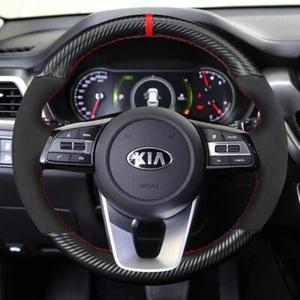 Cubierta de volante de coche personalizada para Kia K5 Optima 2018 2019 Sportage 3/Forte - Imagen 1 de 16