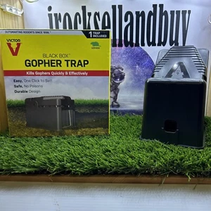 Gopher Trap Small Squirrel Victor Black Box NEW Genuine Easy Safe durable 0626 - Picture 1 of 7