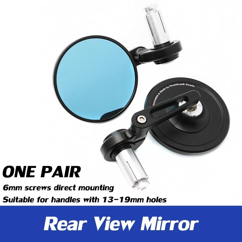 Espejo retro redondo ajustable para YAMAHA XSR 900 XSR 700 SR 950 SR 400 Foto 1 de 4