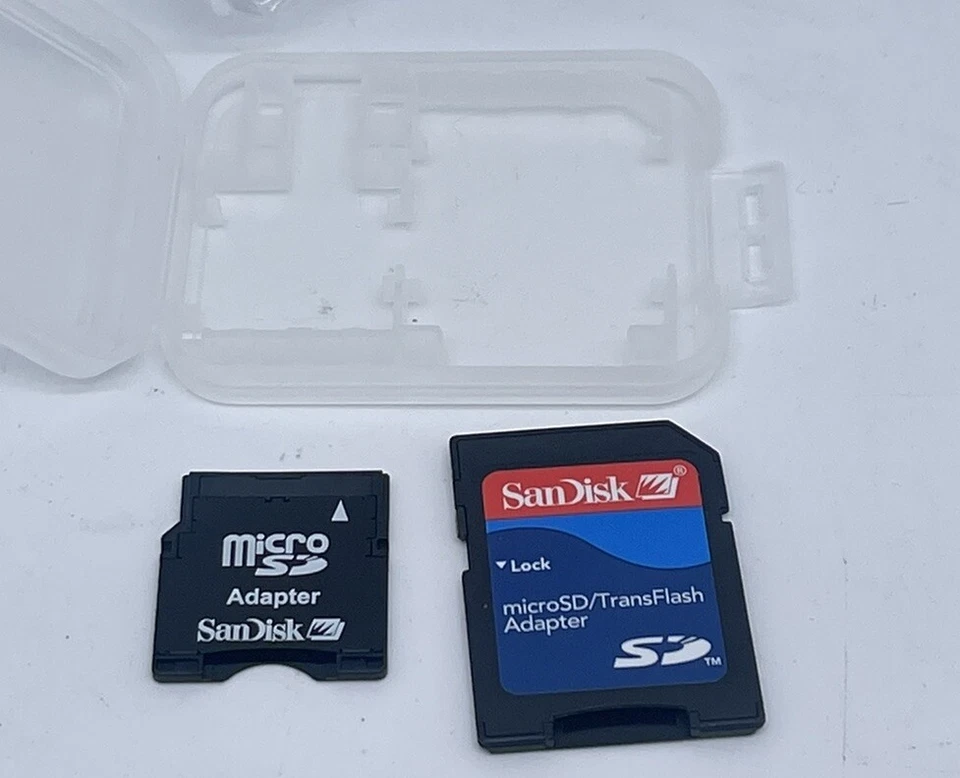 Two SanDisk Micro SD Adapter With Case - Image 1 of 3