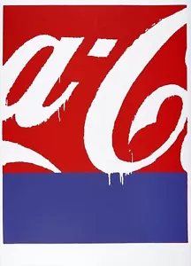 SCHIFANO MARIO - Coca-Cola/Propaganda, particolare, 1988 - Serigrafia - Foto 1 di 8