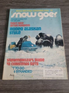 Vintage DEC 1971 SNOW GOER SNOWMOBILE MAGAZINE Polaris - Picture 1 of 3