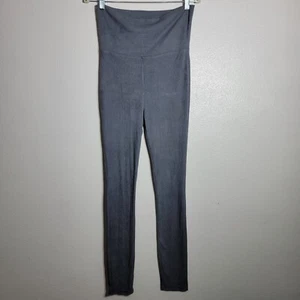 Intimately Free People Fold-over Waist Leggings Small Grey Ribbed Soft Stretch - Picture 1 of 4