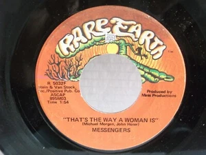 Messengers,Rare Earth,"That's The Way A Woman Is",US,7"45,1971 garage rock, Mint - Picture 1 of 2