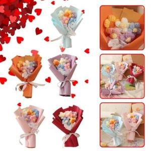 Korean Style Knitting Crochet Flower Bouquet Gift For Teacher r Mothe V1C0 - Picture 1 of 25