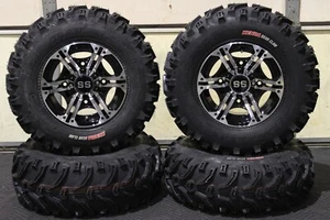 POLARIS SPORTSMAN 450 25" BEAR CLAW ATV TIRE & VIPER M/B WHEEL KIT POL3CA - Picture 1 of 5