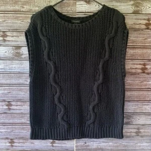 Suéter para mujer Talbots sin mangas talla M negro tejido elevado nuevo con etiquetas - Imagen 1 de 6