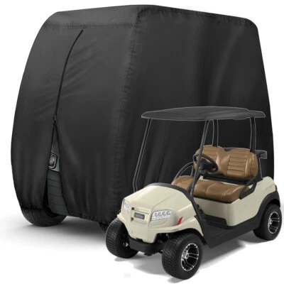 Cubierta de carro de golf para 2 pasajeros Club Cart Onward DS, cremallera impermeable Foto 1 de 4
