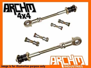 EXTENDED THREADED ADJUSTABLE SWAY BAR LINKS FOR NISSAN PATROL GU FRONT - Picture 1 of 1