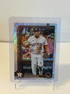 2025 Topps Update Isaac Paredes Sand Glitter - Picture 1 of 2