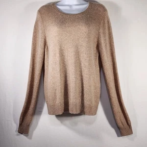 Caslon 100% Kaschmir Pullover Gr. M V-Ausschnitt Langarm hellbraun Pulli - Bild 1 von 16