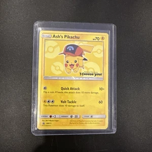 Ash’s Pikachu SM1111 Non Holo Ultra Rare Promo Pokemon Karte 👑MINT👑 - Bild 1 von 4