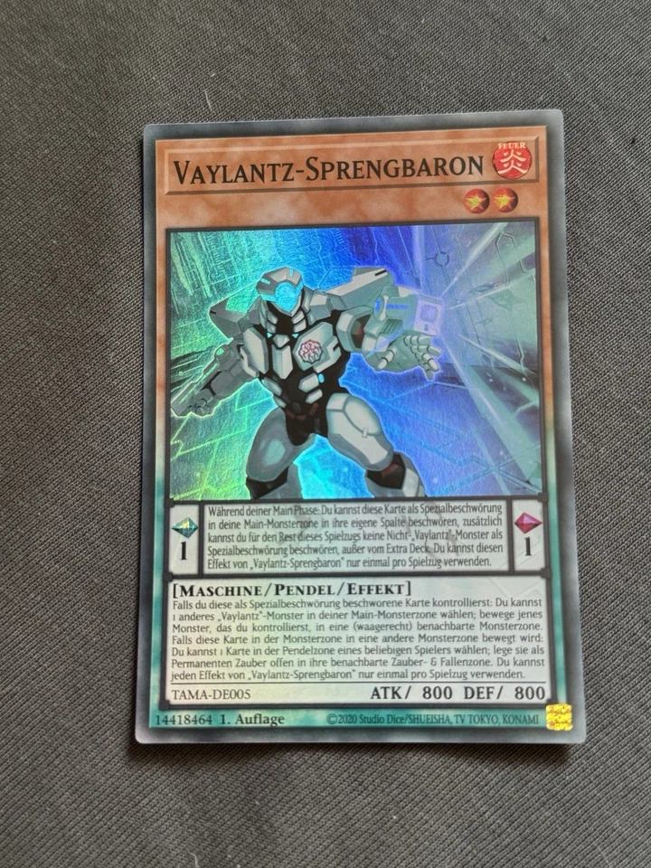 Yu-Gi-Oh! - Vaylantz-Sprengbaron - TAMA-DE005 - Super Rare - A2 - Bild 1 von 1