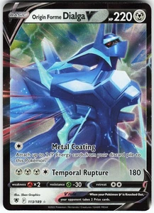Origin Forme Dialga V 113/189 Pokemon SWSH10: Astral Radiance  Ultra Rare NM - Picture 1 of 2
