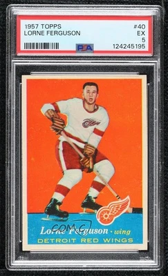 1957-58 Topps Lorne Ferguson #40 PSA 5 - Image 1 of 3
