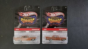 Hot Wheels LARRY'S GARAGE 1957 Chrysler 300 Real Riders MOC - Picture 1 of 1