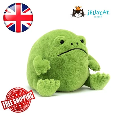 Jellycat Ricky Rain Frog 20 cm RITIRATO NUOVO CON ETICHETTE con sacchetto antipolvere REGALO DI NATALE UK