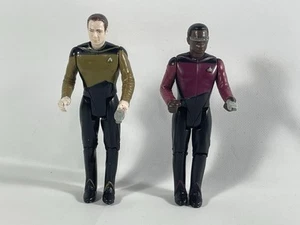 "Figura de acción Star Trek Next Generation Teniente Geordi y Data 3,75"" 1988 Galoob" - Imagen 1 de 8