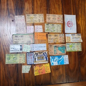 Vtg Baltimore Polytechnic Institute Ticket Stubs & Tickets College 40s 50s SEE - Picture 1 of 5