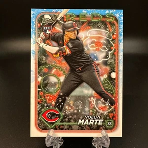 2024 Topps Holiday Noelvi Marte Rookie #H200 Cincinnati Reds - Picture 1 of 2