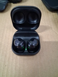 Samsung Galaxy Buds2 Pro Wireless Earbuds Schwarz - Getestet Funktioniert + Extra Hüllen - Bild 1 von 9
