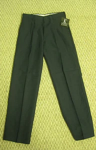 Boys pants Black pleated Dress trousers 4 8 12 NEW Made in USA - Picture 1 of 5