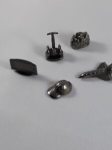 Monopoly Electronic Banking Replacement Set of 5 Metal Pawns Tokens