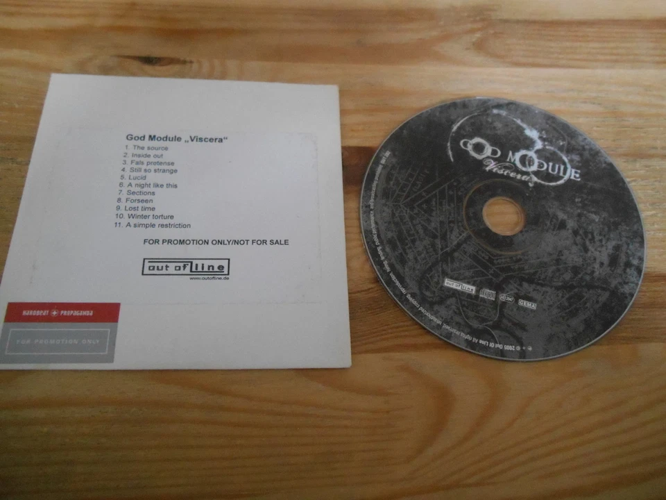 CD Gothic God Module - Viscera (11 Song) Promo OUT OF LINE disc only - Bild 1 von 1