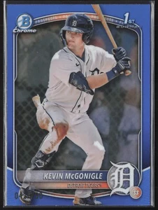 Kevin McGonigle 2025 Bowman cromo azul verdadero primera tarjeta RC/150 BCP-79 - Imagen 1 de 2