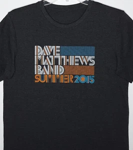 T-shirt Dave Matthews Band taglia L grande DMB estate 2015 concerto tour band maglietta - Foto 1 di 6