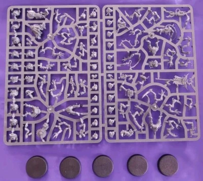 GAMES WORKSHOP Warhammer 40K - Culti Genestealer - 5 ibridi/metamorfi accoliti, NUOVO