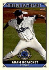 2019 Mobile BayBears Choice #11 Adam Hofacket Riverside California Baseball Card