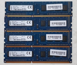 Kingston 16GB DDR3L 1600 1RX8 PC3L-12800U UDIMM 240 Pin -Lot of 4 4GB each- - Picture 1 of 12