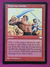 Magic The Gathering WEATHERLIGHT DESPERATE GAMBIT single red card MTG