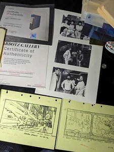 Indiana Jones Temple of Doom storyboard movie prop Spielberg  Lucas STAR WARS !! - Picture 1 of 22