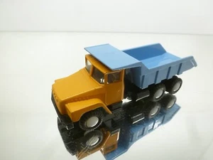 KRAZ? USSR CCCP KPA3 6x6 TIPPER TRUCK - RARE - YELLOW BLUE 1:50 - GOOD CON - V47 - Imagen 1 de 8