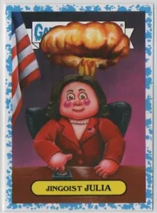 Topps Garbage Pail Kids Prime Slime Trashy TV Jingoist Julia Comedy Blue /99 SP - Picture 1 of 2