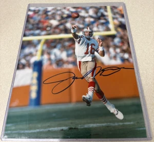 Foto autografiada firmada por Joe Montana de los 49ers de San Francisco de 8x10 con certificado de autenticidad - Imagen 1 de 3