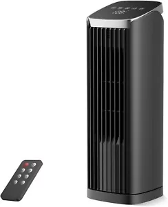PNTCK Tower Fan for Bedroom, 24ft/s Quiet Desk Fan, 70° Oscillating Cooling Fan - Picture 1 of 8
