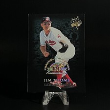 Jim Thome 1998 Leaf Fractal Foundation Gold Leaf Star /3999 #161 HOF LOOK!!