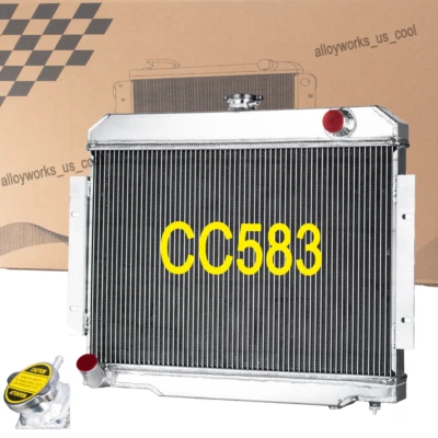 Radiador de 4 filas para Jeep CJ5 CJ6 CJ7 81-85 1972-1986 76 3,8 L 4,2 L 5,0 L Foto 1 de 4