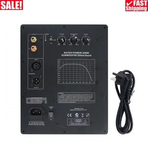 Subwoofer Amplifier Board Plate Amp Subwoofer Ethics Sound Rated 200/350W Output - Picture 1 of 21