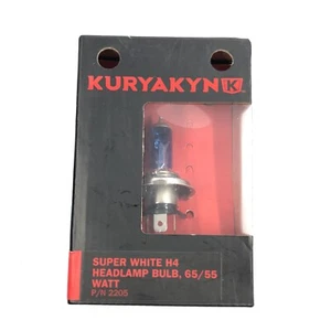 Kuryakyn Super White H4 Headlamp Bulb 65/55 Watt White 2205 - Picture 1 of 4