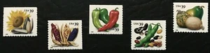 2006 Scott #4013-4017, 39¢, AMERICAN CROPS - Mint NH - Set of 5 Booklet Singles - Picture 1 of 1
